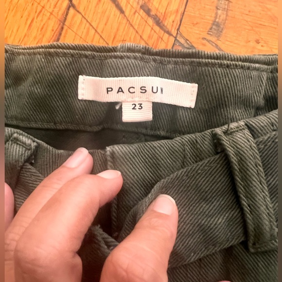 PacSun Cadet green cargo straight leg pant - Picture 2 of 5